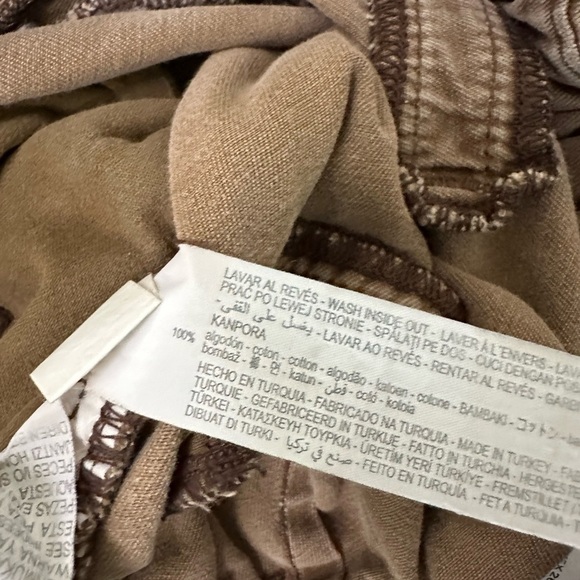 Zara 100% Cotton Paper Bag Pants Size 4 - Picture 2 of 16